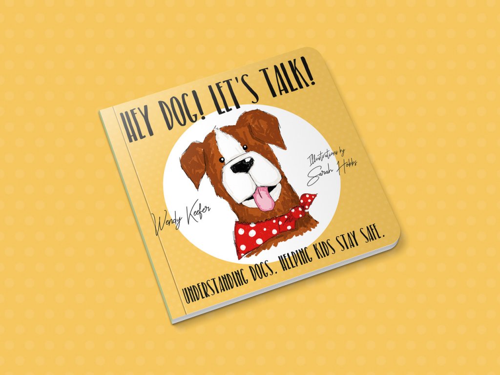 Hey Dog! Let's Talk! is a book aimed at 4-7 year olds and intended to be read with parents